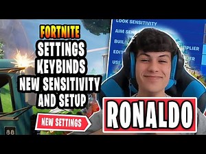 NRG Stable Ronaldo New Fortnite Settings keybinds New Sensitivity and Setup