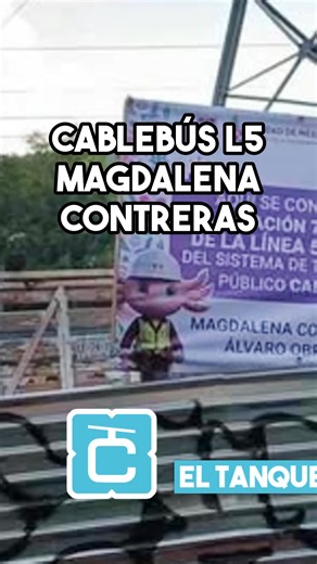 Obras del Cablebús Línea 5 en El Tanque y El Oyamel, CDMX | Álvaro Obregón & Magdalena Contreras #Cablebús #CDMX #MovilidadIntegrada | SNT: Movilidad Urbana.