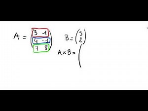 matrices 5 : produit matrice par matrice colonne
