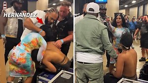 Joseline Hernandez Beats Up Big Lex Backstage at Mayweather Fight