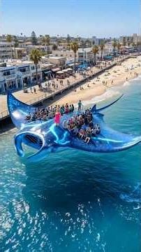 Dadi and Flying Fish Glider Rescue Village From Deadly Sea | #aividiotu #hailuoai #minimax #aivideo