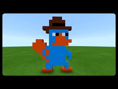 Minecraft: How To Build Perry The Platypus Tutorial!