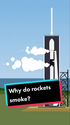 Rockets don't smoke. They vape! #learnontiktok #veritasiumcontest #rocketscience #spacetok #falcon9 #rocketlaunch