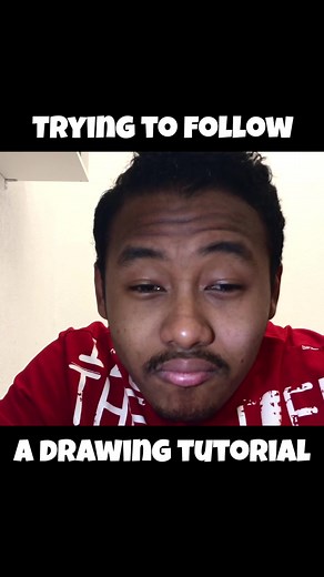 Trying to follow a drawing tutorial be like... Full skit on my YouTube channel #art #artist #tiktokartists #skit #drawing #foryoupage #fyp #fy