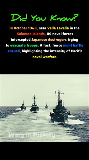 Battle of Vella Lavella (Naval) #ww2