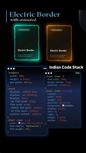 Learn This Trending Border Animation Before Everyone Else ⚡ #css #coding #frontend