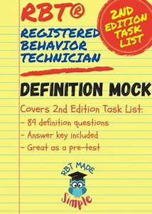 RBT Definition Mock Exam | 89 questions | Answer Key Included | 2nd Edition
