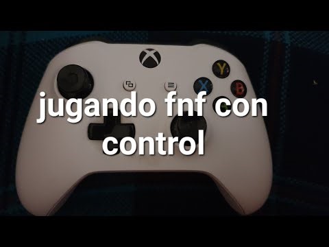 Jugando fnf con control de xbox one