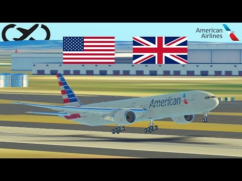 American Airlines Full Flight | New York JFK - London Heathrow | 777-300ER (Infinite Flight)