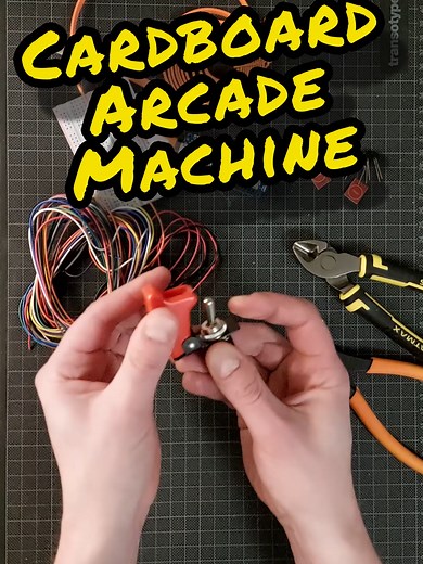 DIY Cardboard Arcade Machine Using Arduino