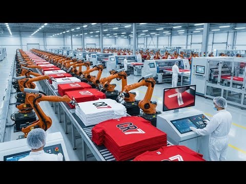 Evolution: Inside the Modern Factory Producing Cristiano Ronaldo (CR7) Shirts – Full Process