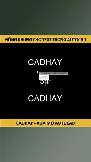 Đóng khung nhanh cho text với lệnh Tcircle trong AutoCAD #shorts
