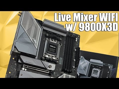 ASRock X870 Live Mixer WiFi - PC Build & Review w/ R7 9800X3D