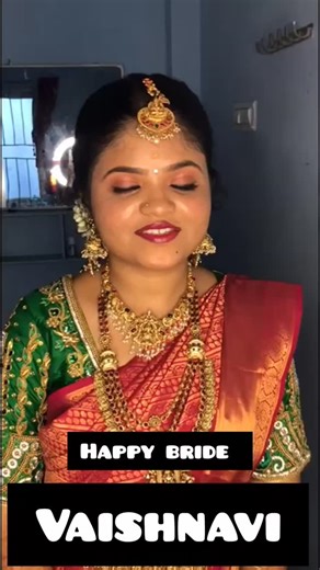 Saranya | Happy bride ✨✨✨✨✨ i Beauty queens bridal studio ✨ Booking enquires 8754058984 #bestbridalmokeover#hairstylist... | Instagram