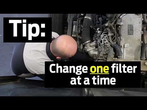 Helpful Tips - Change Fuel Filters 2008 and Newer Isuzu NPR