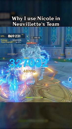 Why I use Nicole in Neuvillette’s team