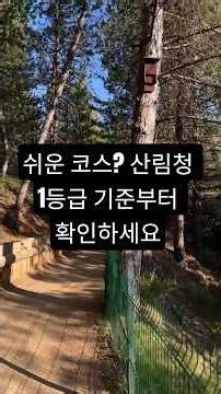 산림청 등산로 등급 1~5, 내 실력에 맞는 코스 고르는 공식