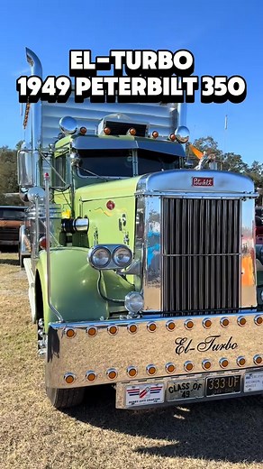1.2K views · 20 reactions | El-Turbo 1949 Peterbilt 350 with a custom 102 inch sleeper and 6 million miles driven. #trucking #trucker #oldschool #retro #classictrucks #bigrig #18wheeler #truckshow #oldschooltrucking | Kutsyna tir rozborka | Facebook