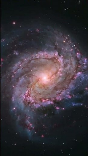 Zooming and panning on barred spiral galaxy Messier 83