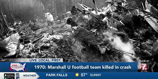 This Day in History: November 14, 1970 - Marshall University football team killed in plane crash