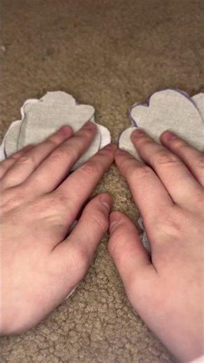 Making little bean bag frogs