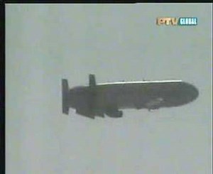 Pakistani air launched cruise missile (Hatf-8) test