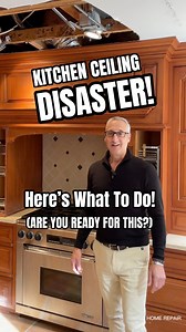 Be prepared for a kitchen disaster! Here’s what to do if you have a ceiling leak. Make sure you watch episode #1 to know where to start if this ever happens to you. #kitchen #remodeling #construction #design #reels #trending | Interior Trend Inc.
