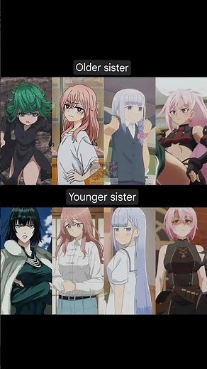 Older Sister or 🥹 Younger Sister... Which anime sibling type are you choosing? 🤔🔥
