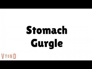 Cartoon stomach gurgling sound effect