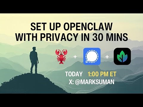 Set up OpenClaw with Signal and Maple AI for stronger privacy