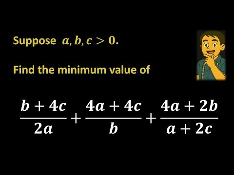 AM-GM & Cauchy Inequality Trick — Finding the Minimum Value Made Easy!