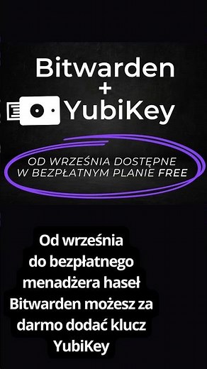 YubiKey w Bitwarden