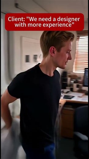 Client: we need a designer with more experience