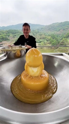 Milk Dragon-shaped butter hot pot#funny #food #cooking #mukbang #delicious