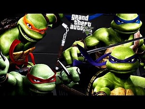 GTA 5 Mods - TEENAGE MUTANT NINJA TURTLES MOD! (GTA 5 Mod Gameplay)