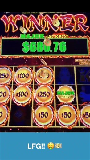 BIG BET RESULTS IN MAJOR JACKPOT ON DRAGON LINK!