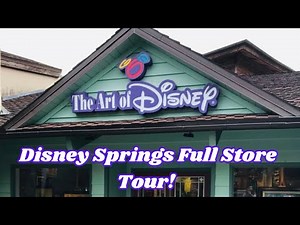 The Art of Disney 🎨 Full Store Tour & Shopping Vlog |Walt Disney World September 2025