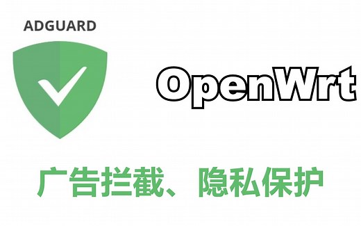 广告拦截、隐私保护：AdGuard Home OpenWrt 设置教程