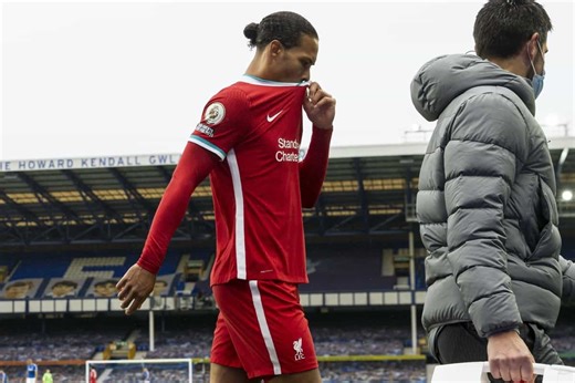 Van Dijk says injury after Pickford tackle was 'best time of his life’