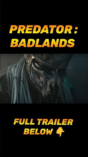 Predator - Badlands Hindi Trailer| 2025 Hollywood movies Hindi dubbed#PredatorBadlandsSG #Predator