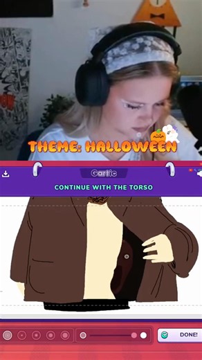 Halloween exquisit corpse w/ viewers #garticphone