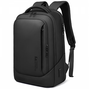 HEROIC KNIGHT Men's 15.6" Laptop Backpack with USB Charging Port for Business Work College Trip, Black