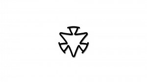 In the center of the canvas, a patterned element quickly changes with a volumetric shadow effect.