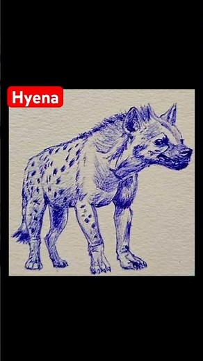 You’ve Never Seen a Hyena Drawn Like This! | How to Draw a hyena