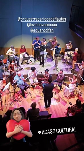 Orquestra Carioca de Flautas toca Hermeto Pascoal no Acaso Cultural