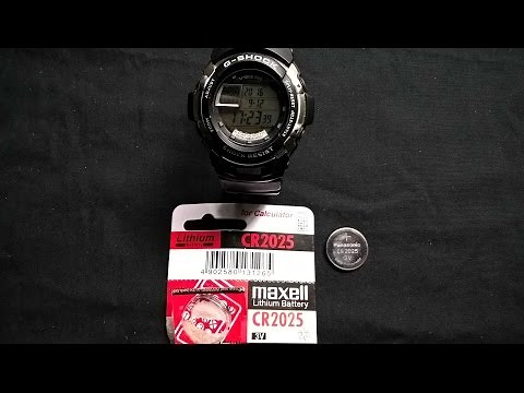 How to Replace the Battery on a G-Shock Casio