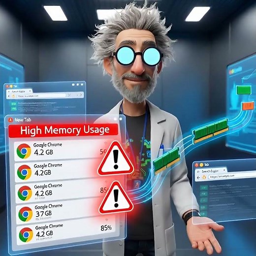 Почему Chrome съедает всю оперативную память? 🤔
