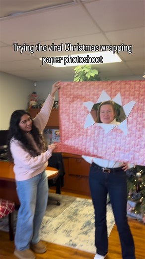 This is your sign to do office Christmas photos 🎁📸 Best “meeting” of the day 🎄😉❤️ #statefarm #team #christmas | Joanna Kierys - State Farm Agent