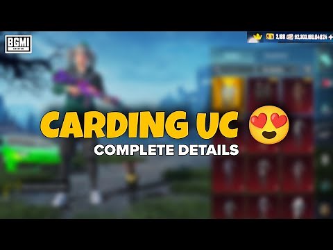 BGMI & PUBG CARDING UC METHOD EXPLAINED 2025 🔥| CARDING IS EASY OR TRAP? REVEALED !