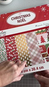 This paper pad from Michaels is just so pretty that I had to share it. 😀 Peppermint Christmas by Recollections. What is your favorite way to use pretty papers?#papercrafting #christmascrafts #craftsupplies #michaelsfinds | Craftee with Amanda Jane